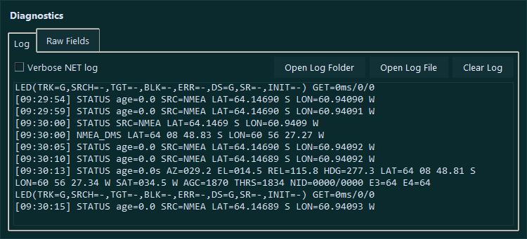 AntennaPilot live diagnostics
